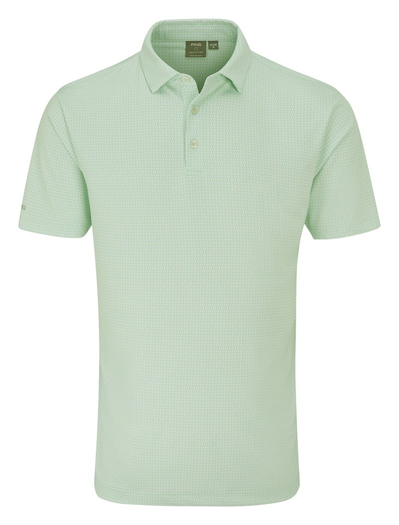 PING Gilmore polo uomo, jade/white