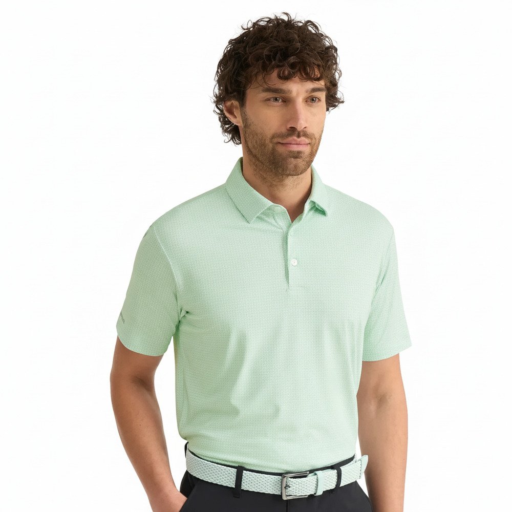 PING Gilmore polo uomo, jade/white