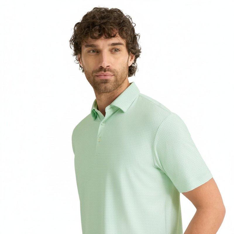PING Gilmore polo uomo, jade/white