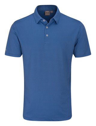 PING Gilmore polo da uomo, midnight/infinity blue
