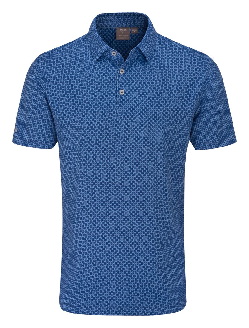 PING Gilmore polo da uomo, midnight/infinity blue