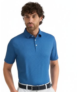 PING Gilmore polo da uomo, midnight/infinity blue