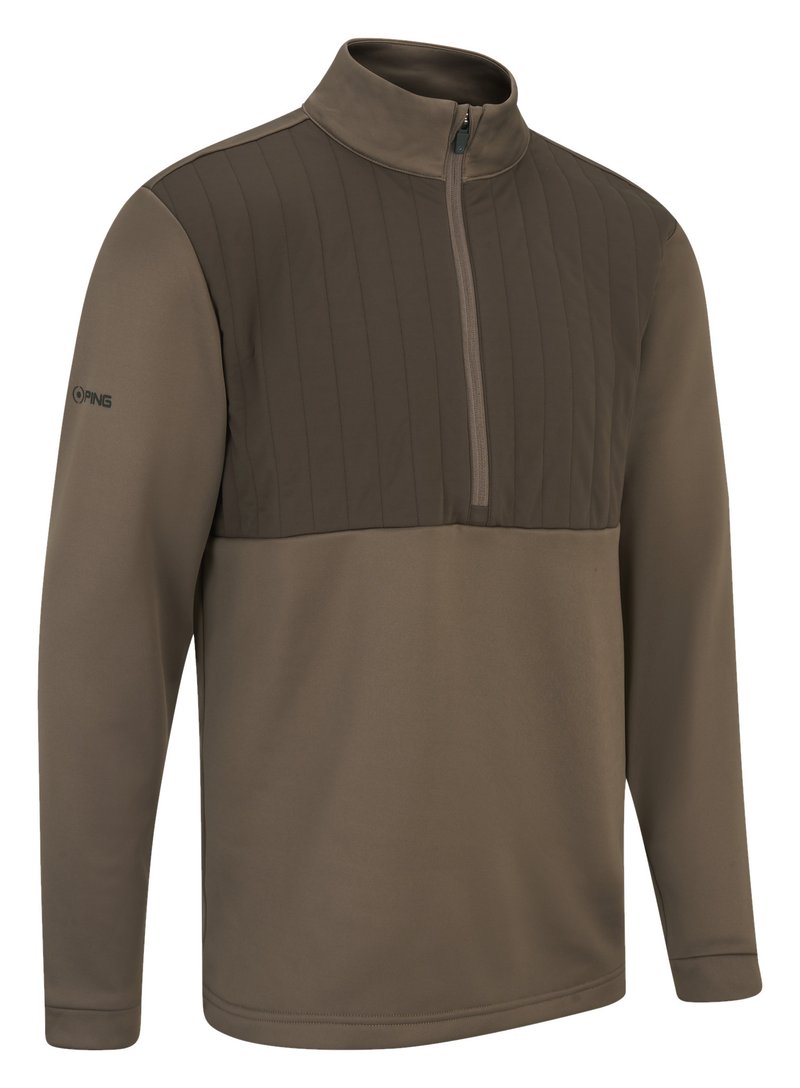 PING Ezra felpa uomo, coffee/bracken