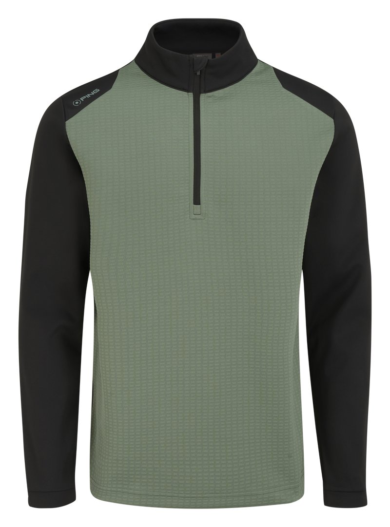 PING Reg maglia termica uomo, laurel/black