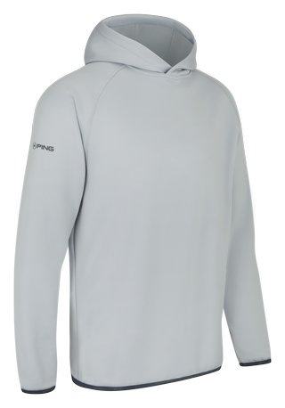 PING Saul felpa con cappuccio da uomo, argento