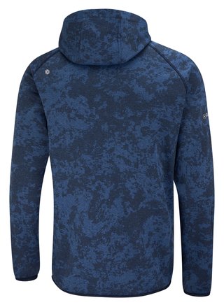 PING Saul felpa con cappuccio da uomo, deep sea blue camo