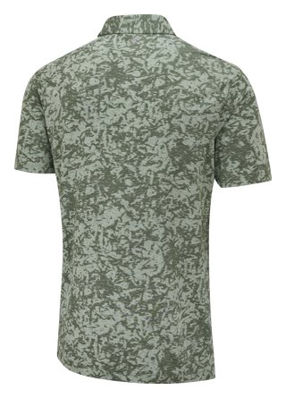 PING Marek Camo Jacquard polo da uomo, jade multi
