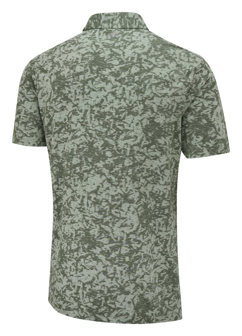 PING Marek Camo Jacquard polo da uomo, jade multi