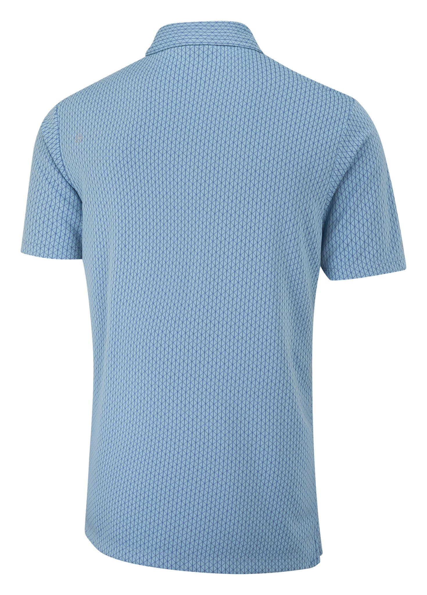 PING Hershel polo uomo, dusty blue multi