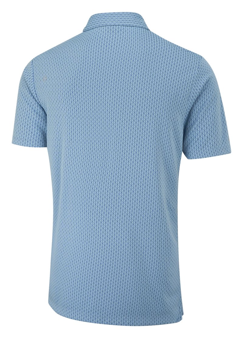 PING Hershel polo uomo, dusty blue multi