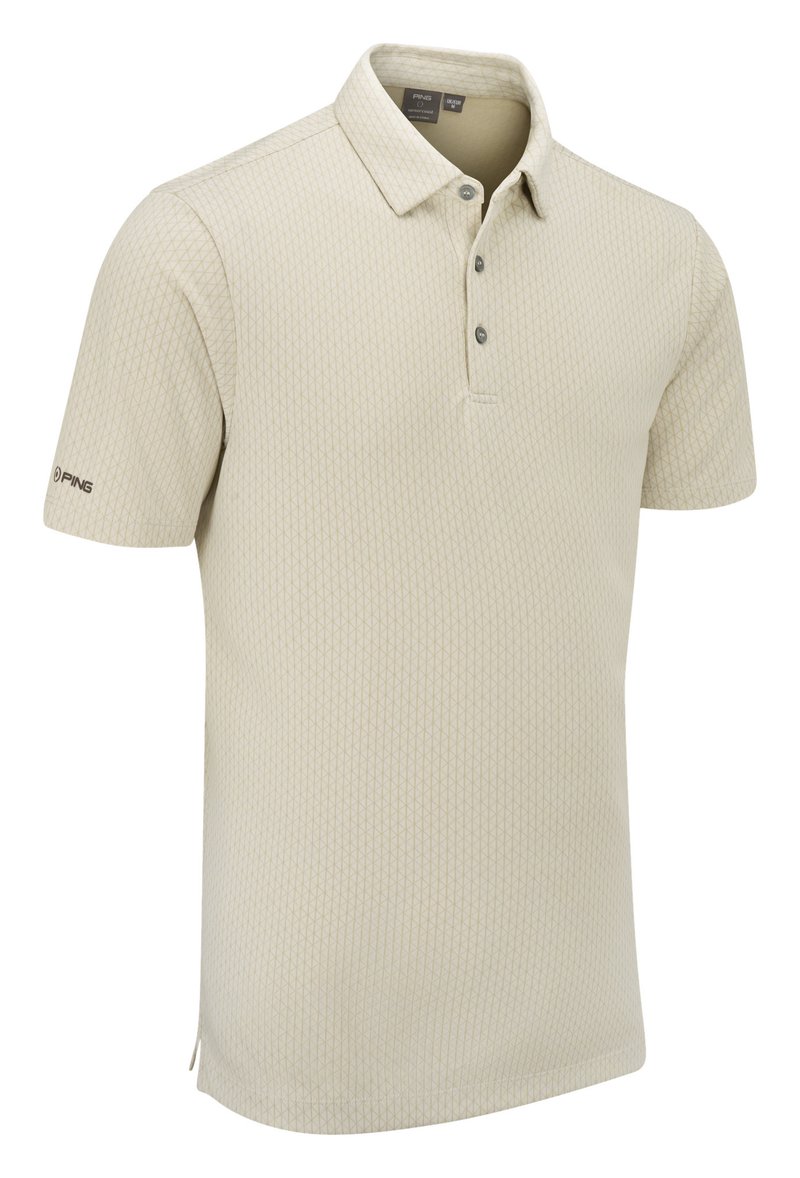 PING Hershel polo uomo, egret multi