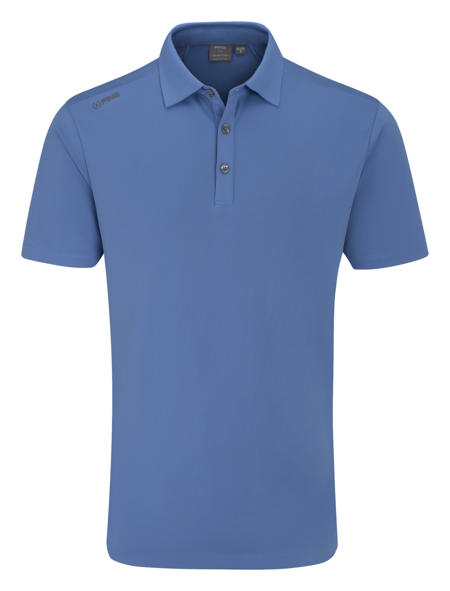 PING Lindum polo da uomo, blue yonder
