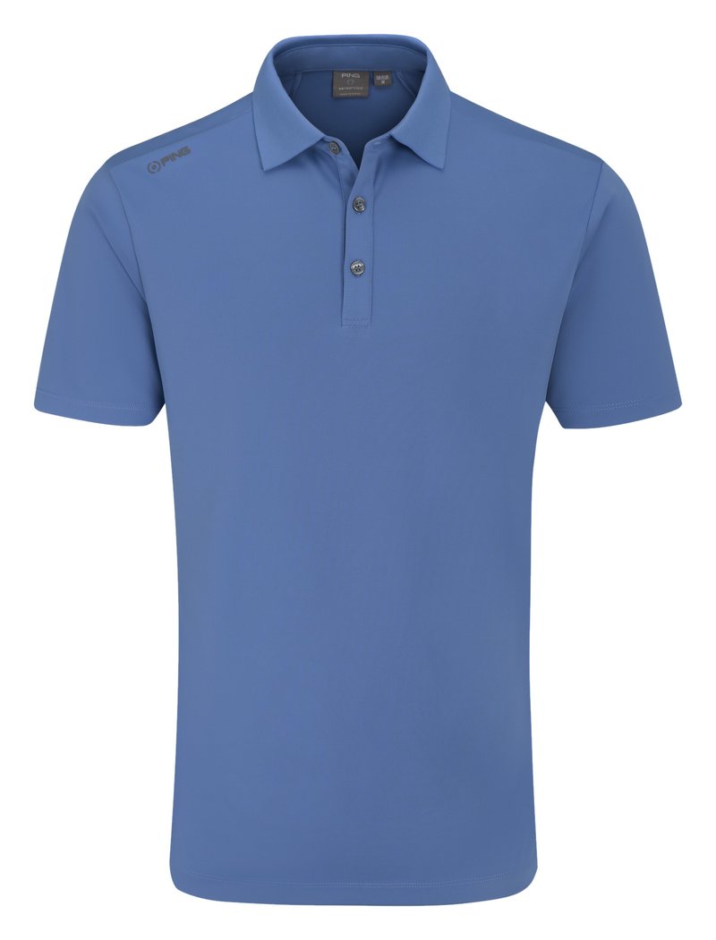 PING Lindum polo da uomo, blue yonder
