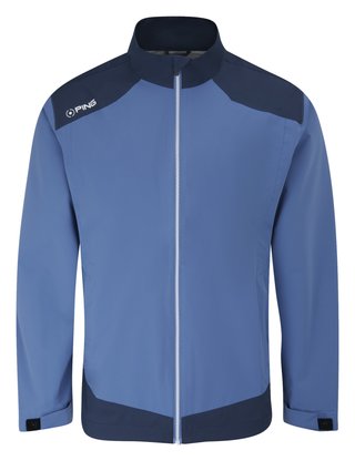PING AquaDrive giacca impermeabile da uomo, harbour blue/oxford blue