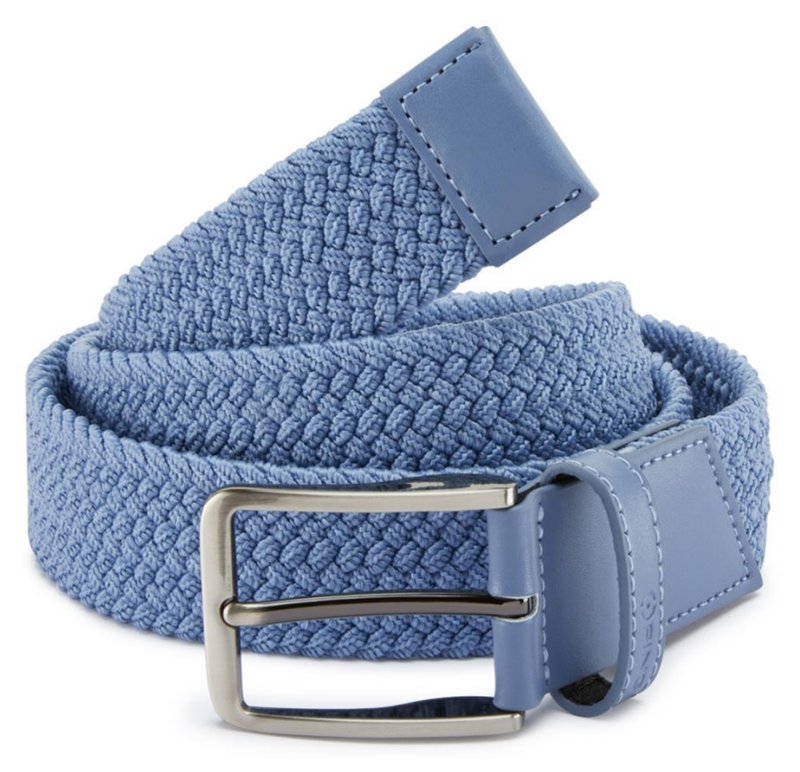 PING Stretch Webbing cintura da uomo, blue yonder