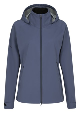 PING AquaDrive giacca impermeabile da donna, blu indigo