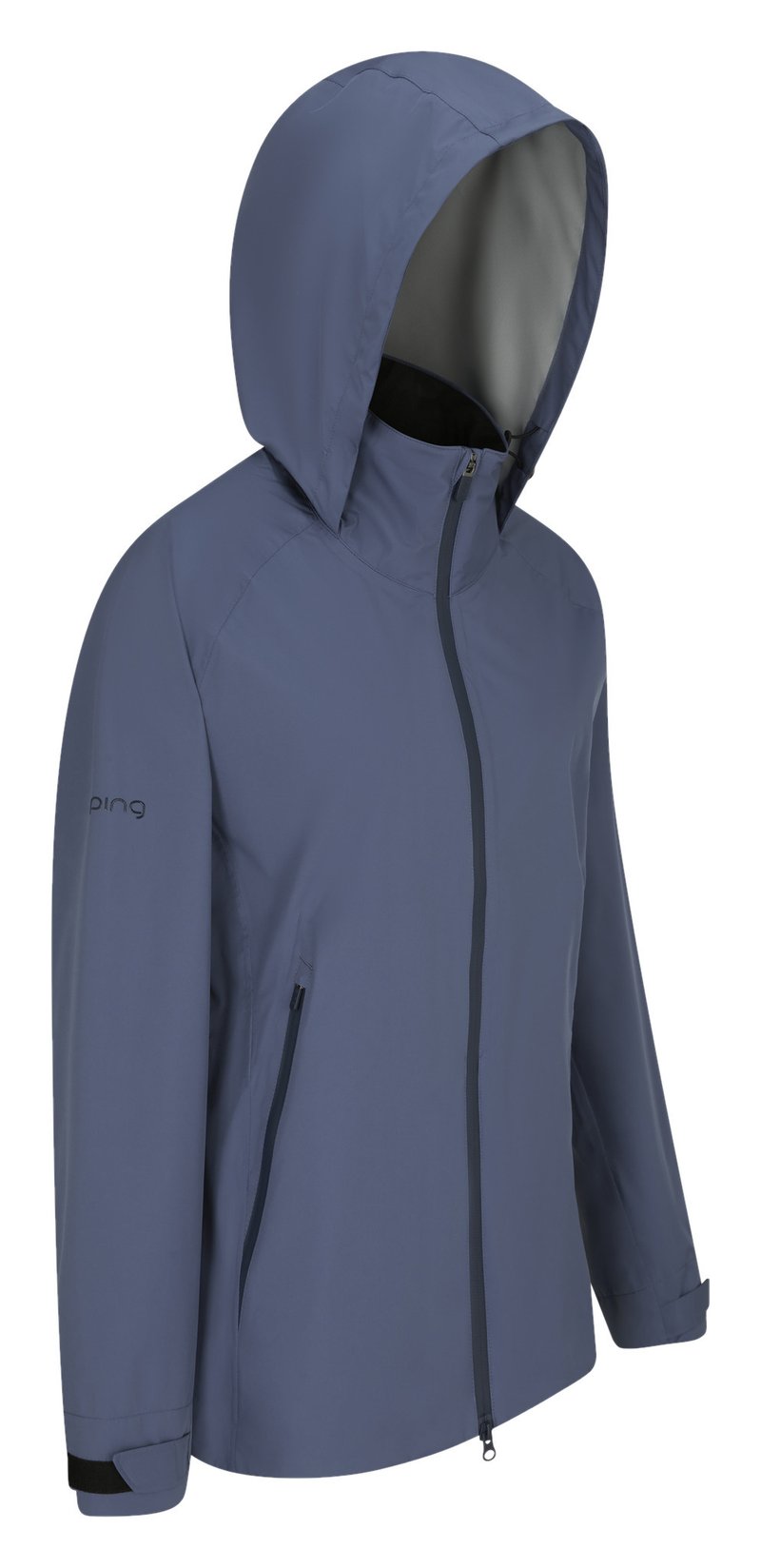 PING AquaDrive giacca impermeabile da donna, blu indigo
