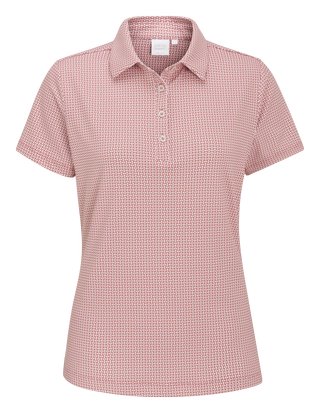 PING Mave polo da donna, coral blush/white