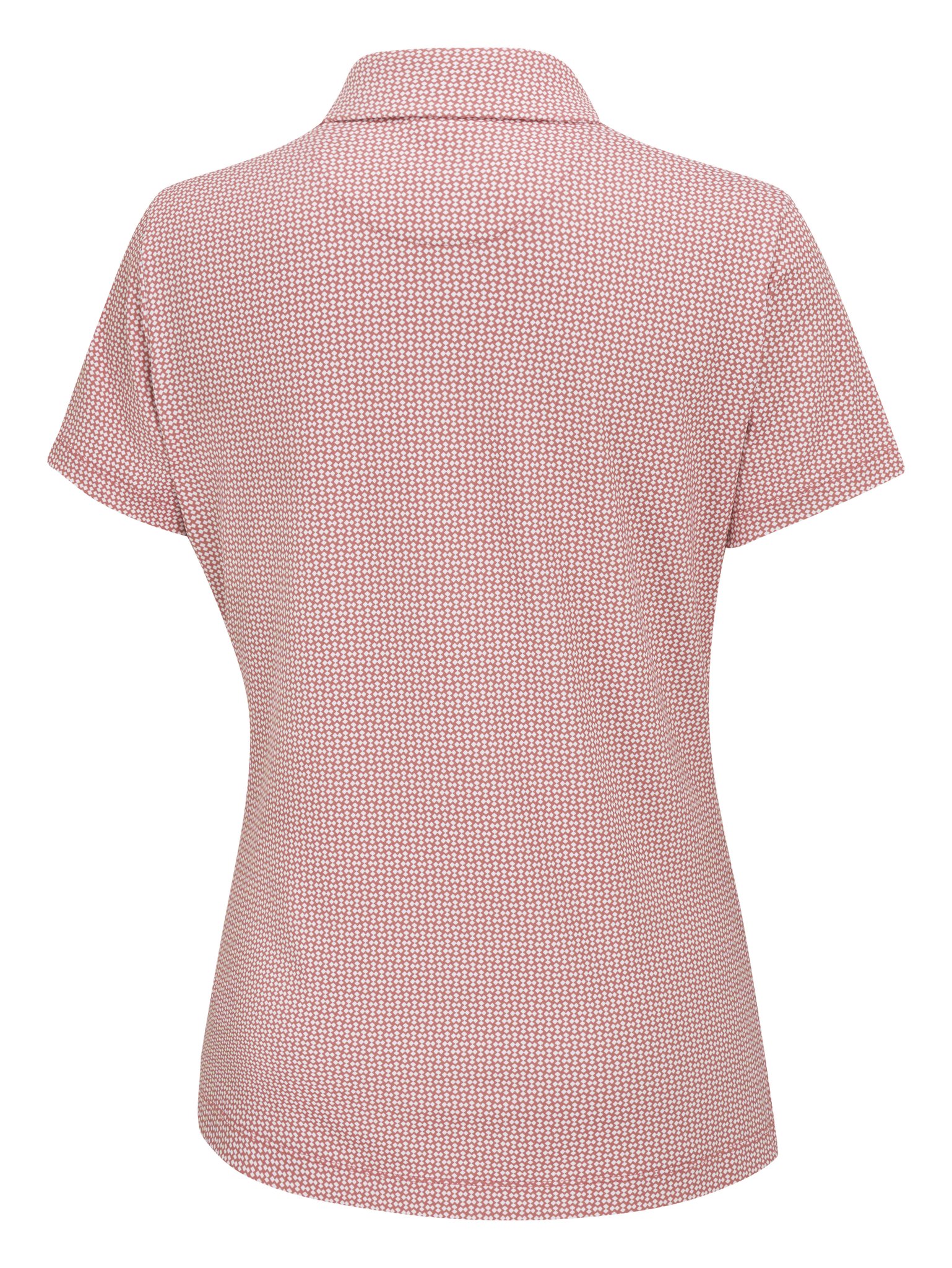 PING Mave polo da donna, coral blush/white