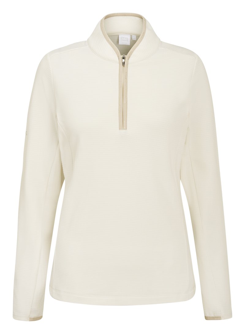 PING Abigale Performance Fleece felpa donna, egret