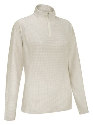 PING Jasmine Printed manica lunga da donna top, egret/tawny
