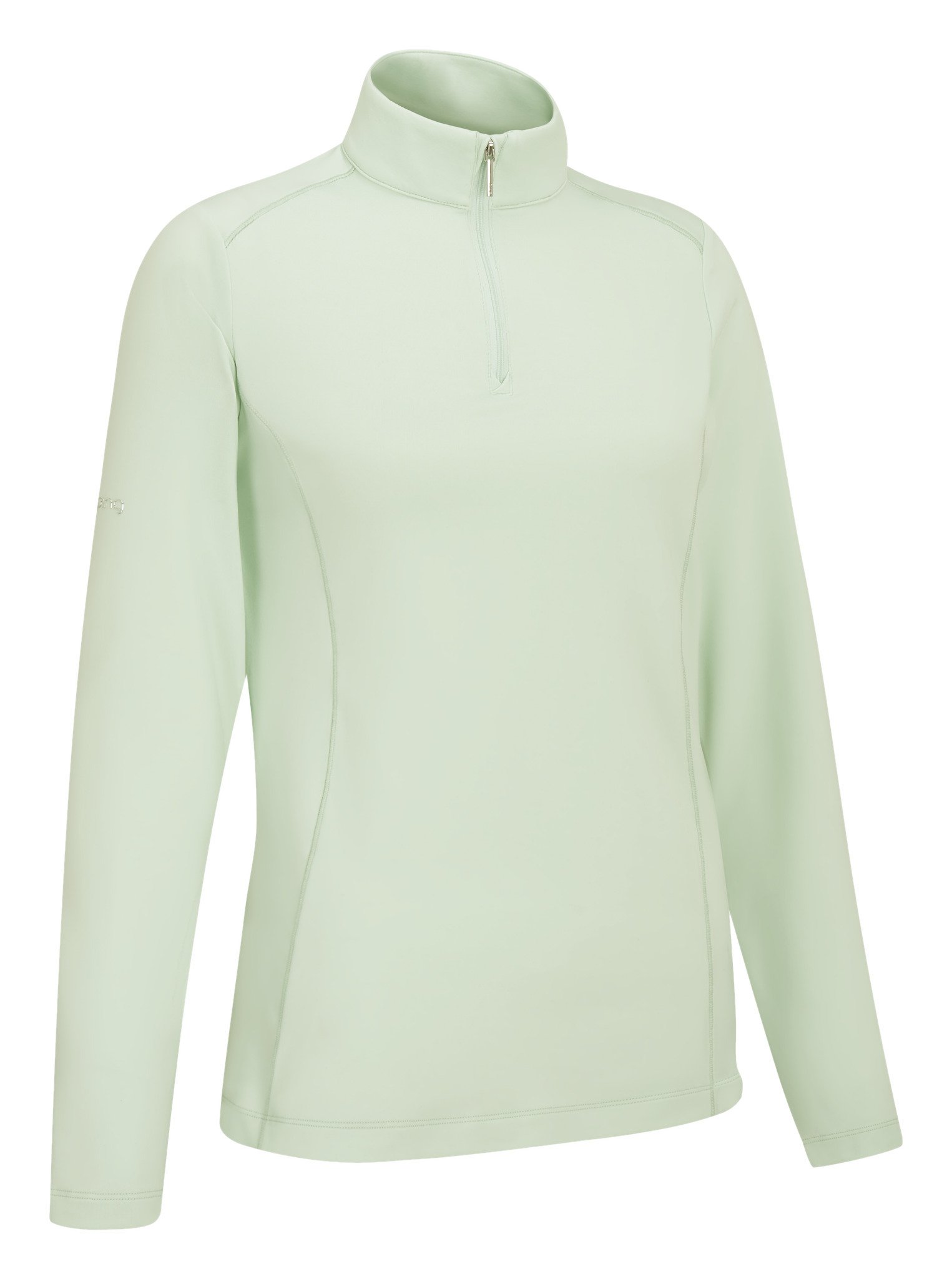 PING Aveline Half Zip da donna maglia a maniche lunghe, jade
