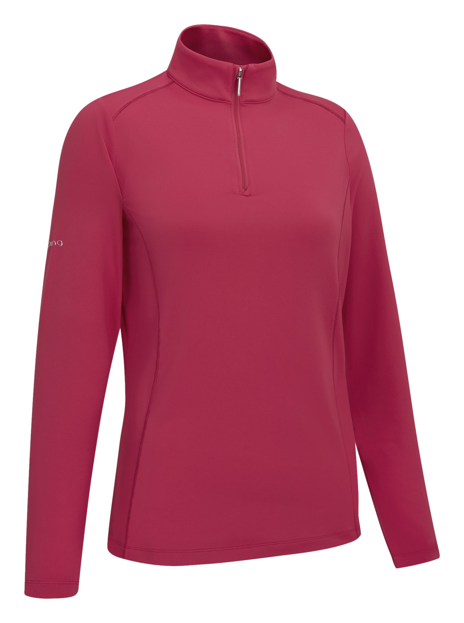 PING Aveline Half Zip da donna maglia a maniche lunghe, freesia