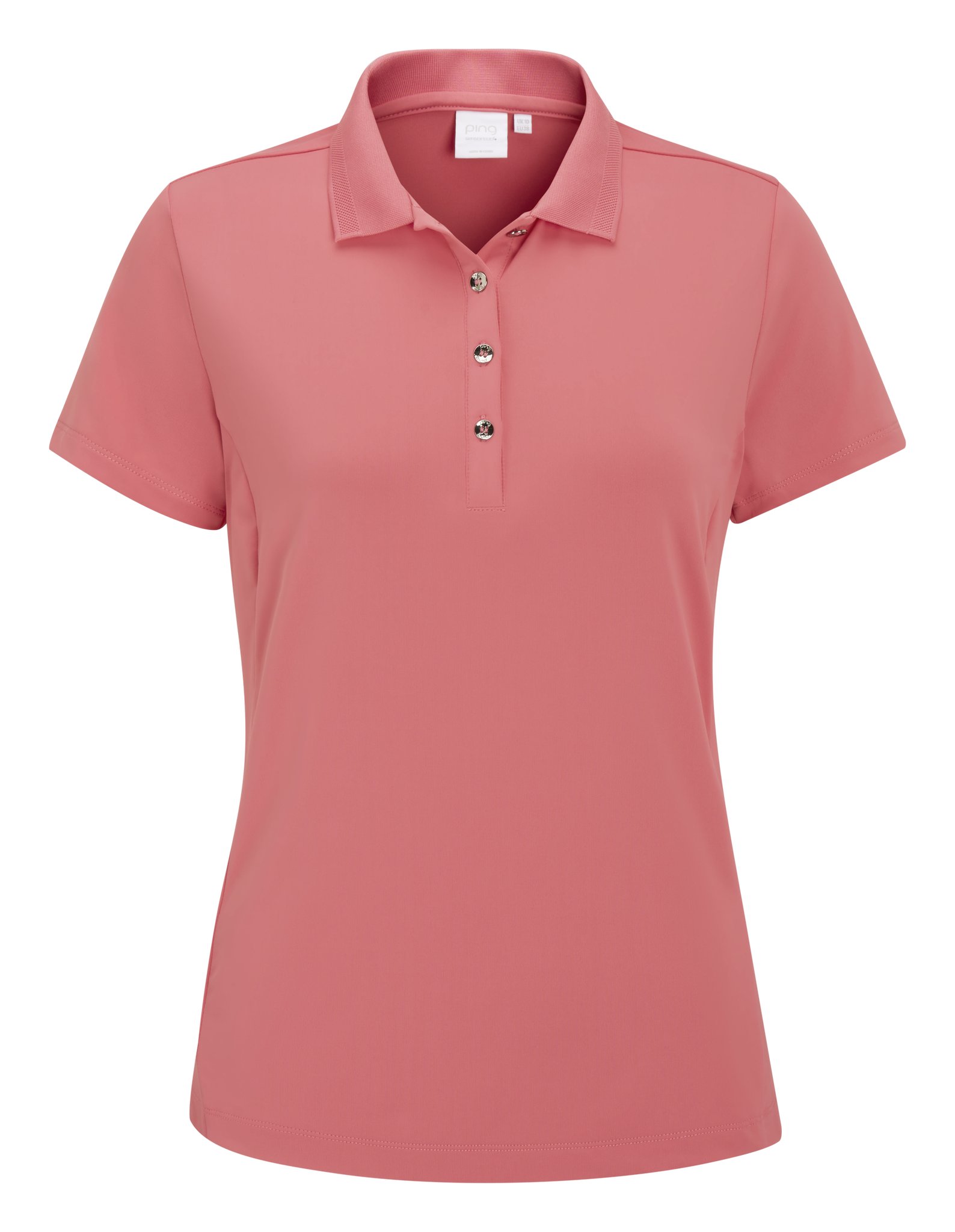 PING Sedona polo da donna, coral blush