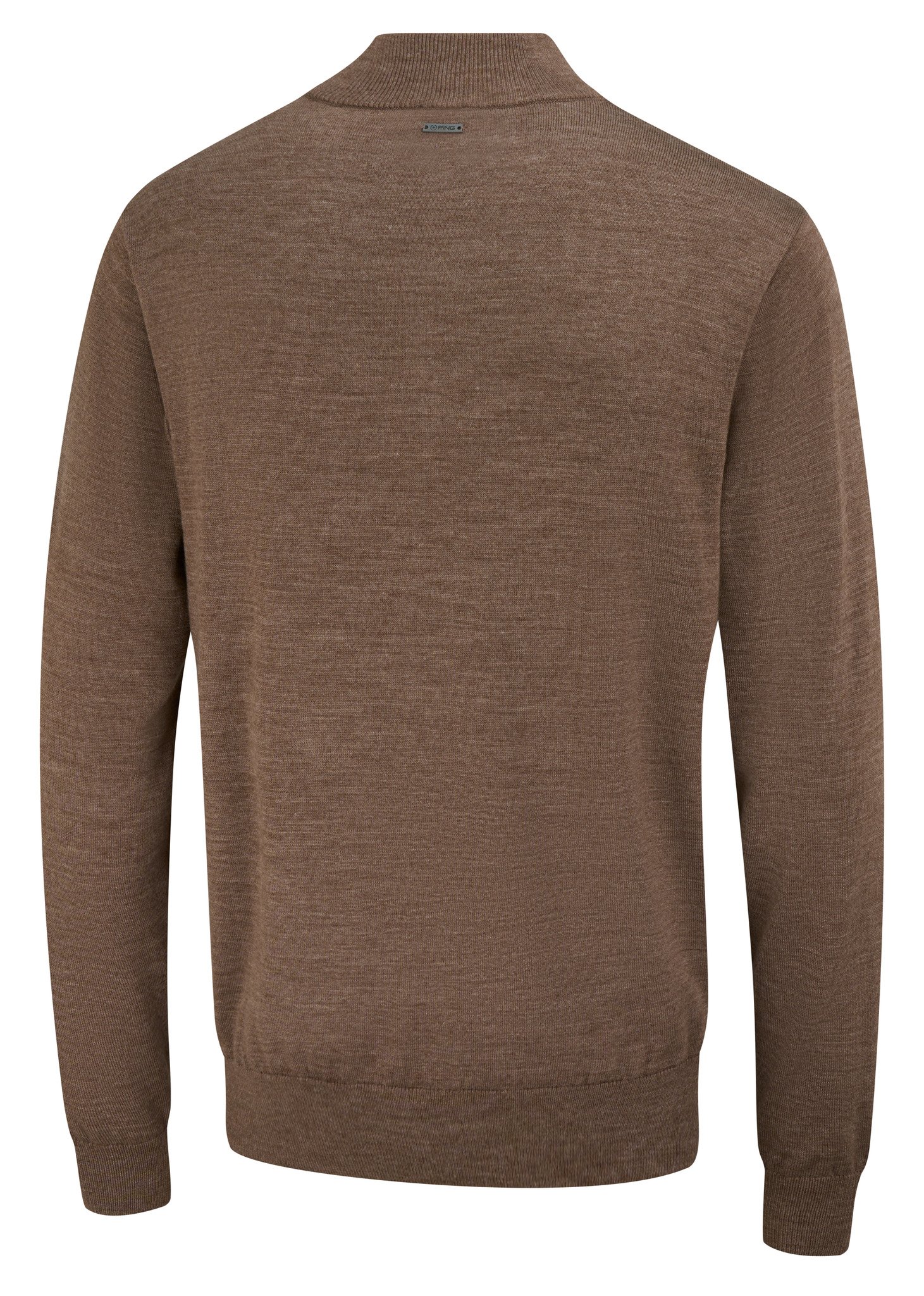 PING Dorset Quarter zip maglione da uomo, coffe marl