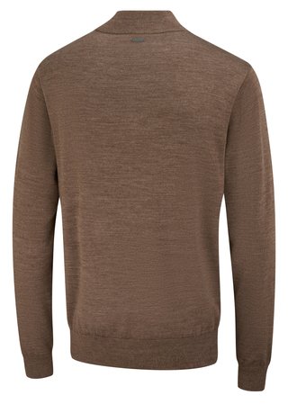 PING Dorset Quarter zip maglione da uomo, coffe marl