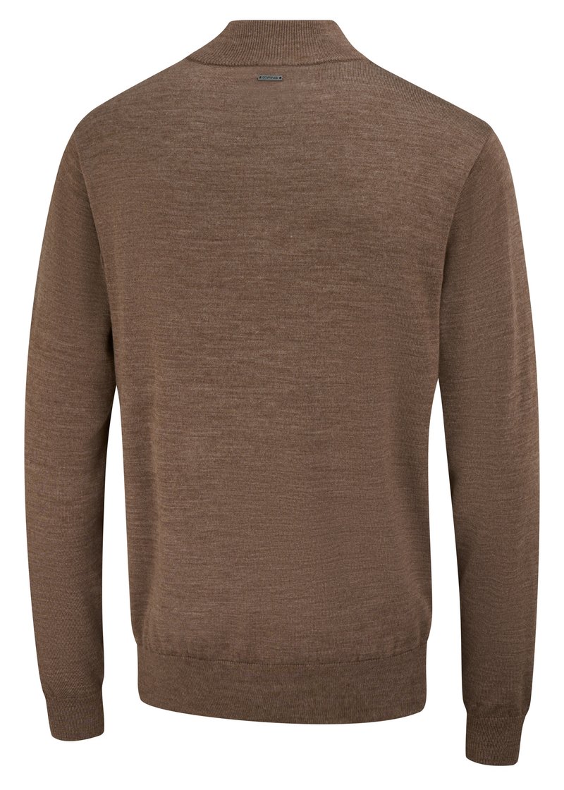 PING Dorset Quarter zip maglione da uomo, coffe marl