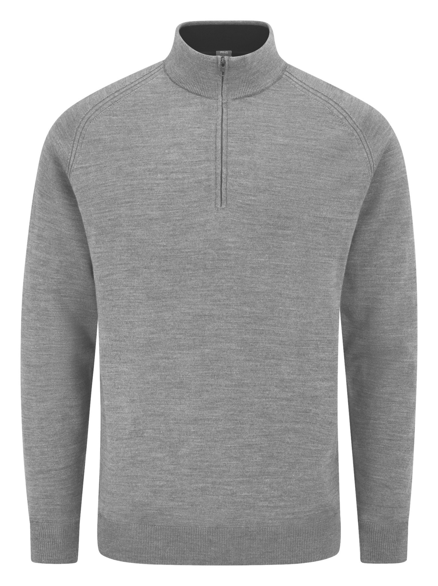 PING Hugh felpa uomo midlayer, french grey marl