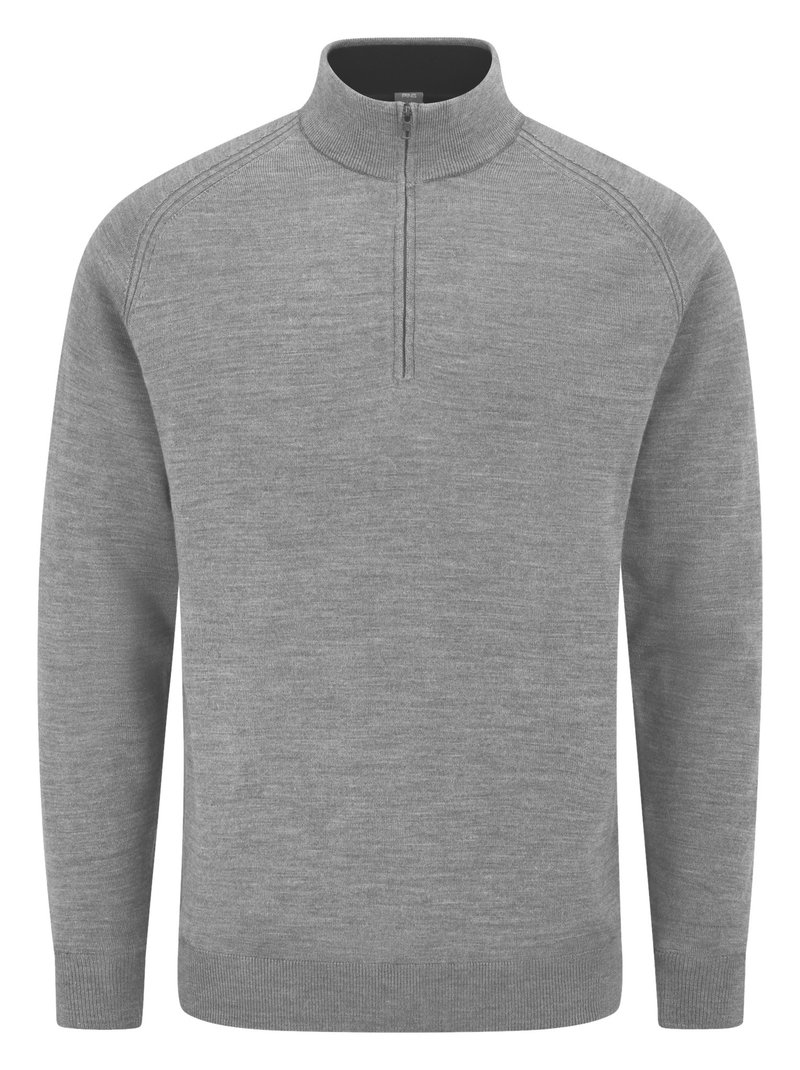 PING Hugh felpa uomo midlayer, french grey marl