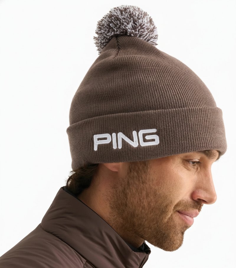 PING Cresting Knit berretto invernale da uomo, coffee