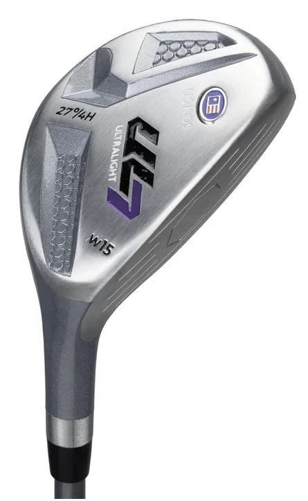 U.S. Kids Golf UL7-54 (137cm) W15 set golf junior, grafite, 5 mazze + stand bag, navy
