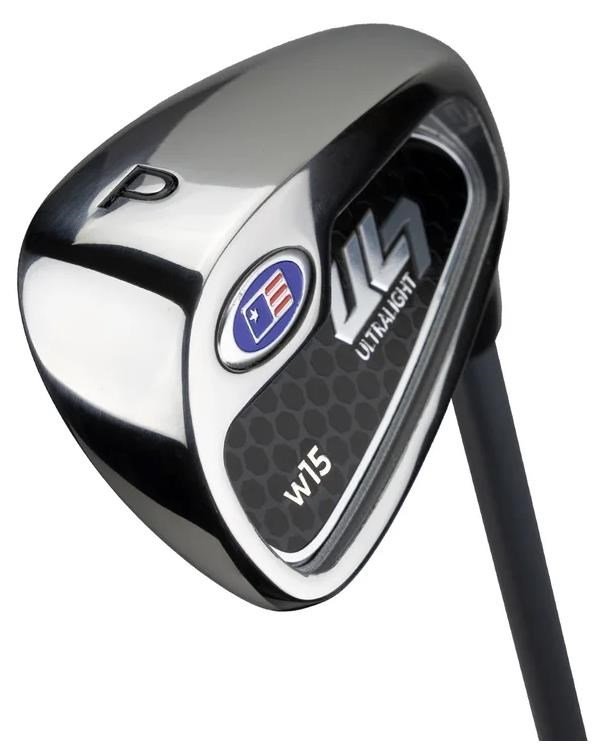 U.S. Kids Golf UL7-54 (137cm) W15 set golf junior, grafite, 5 mazze + stand bag, navy