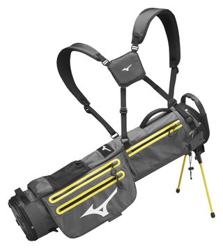Mizuno BR-D2 stand bag, grigio/giallo