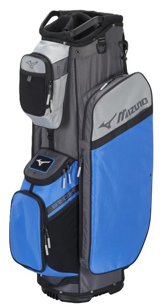 Mizuno BR-D3 cart bag, blu brillante/grigio