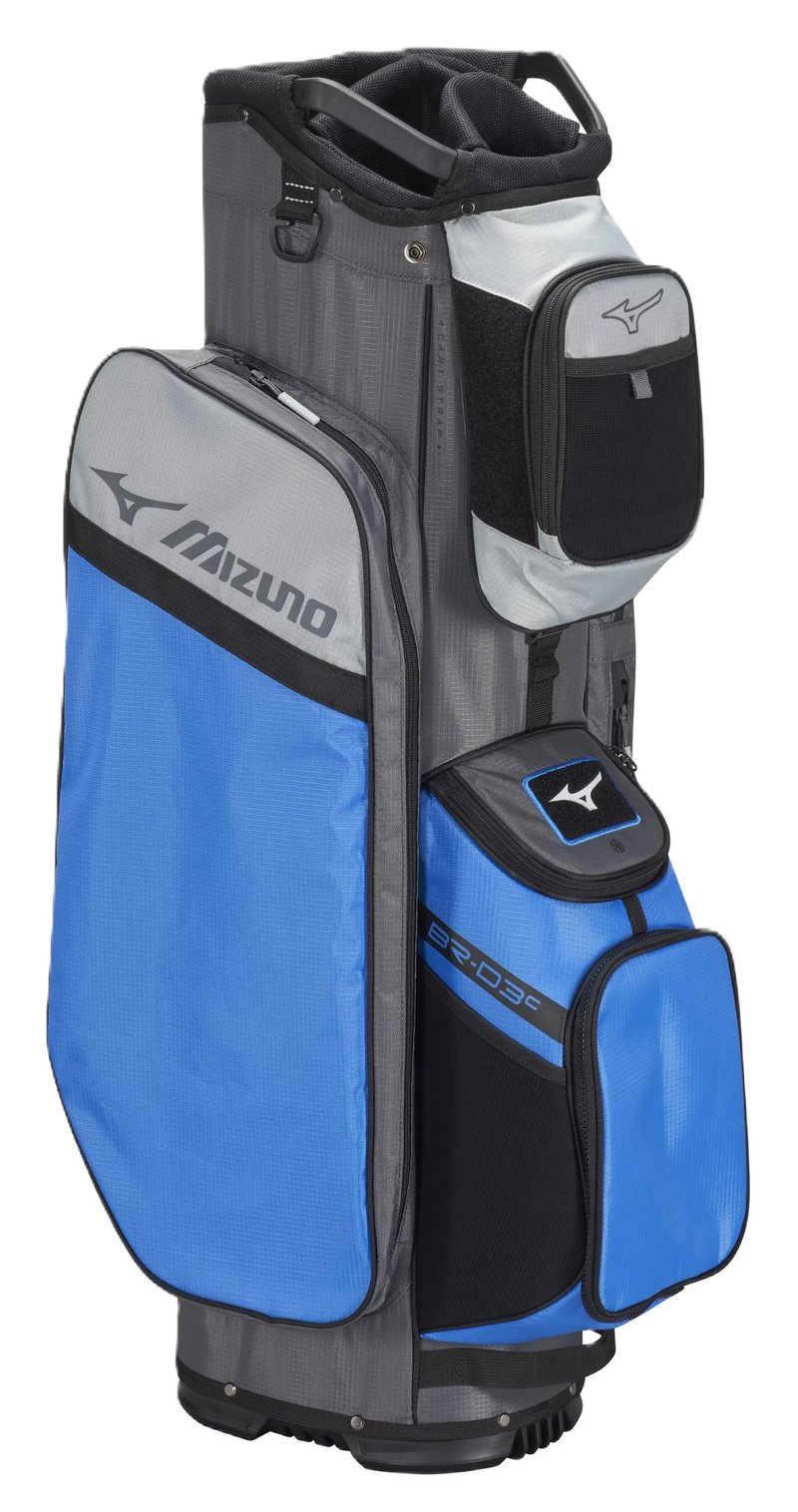 Mizuno BR-D3 cart bag, blu brillante/grigio
