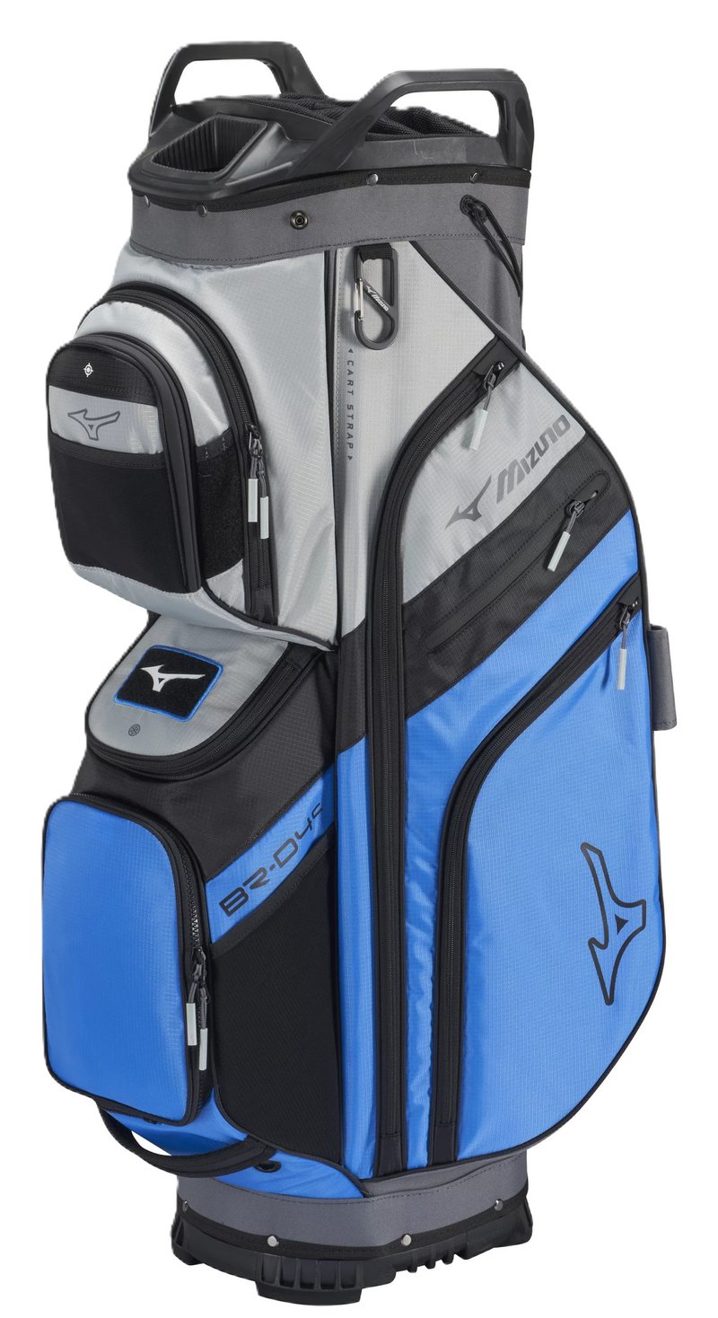 Mizuno 26 BR-D4 cart bag, blu brillante/grigio