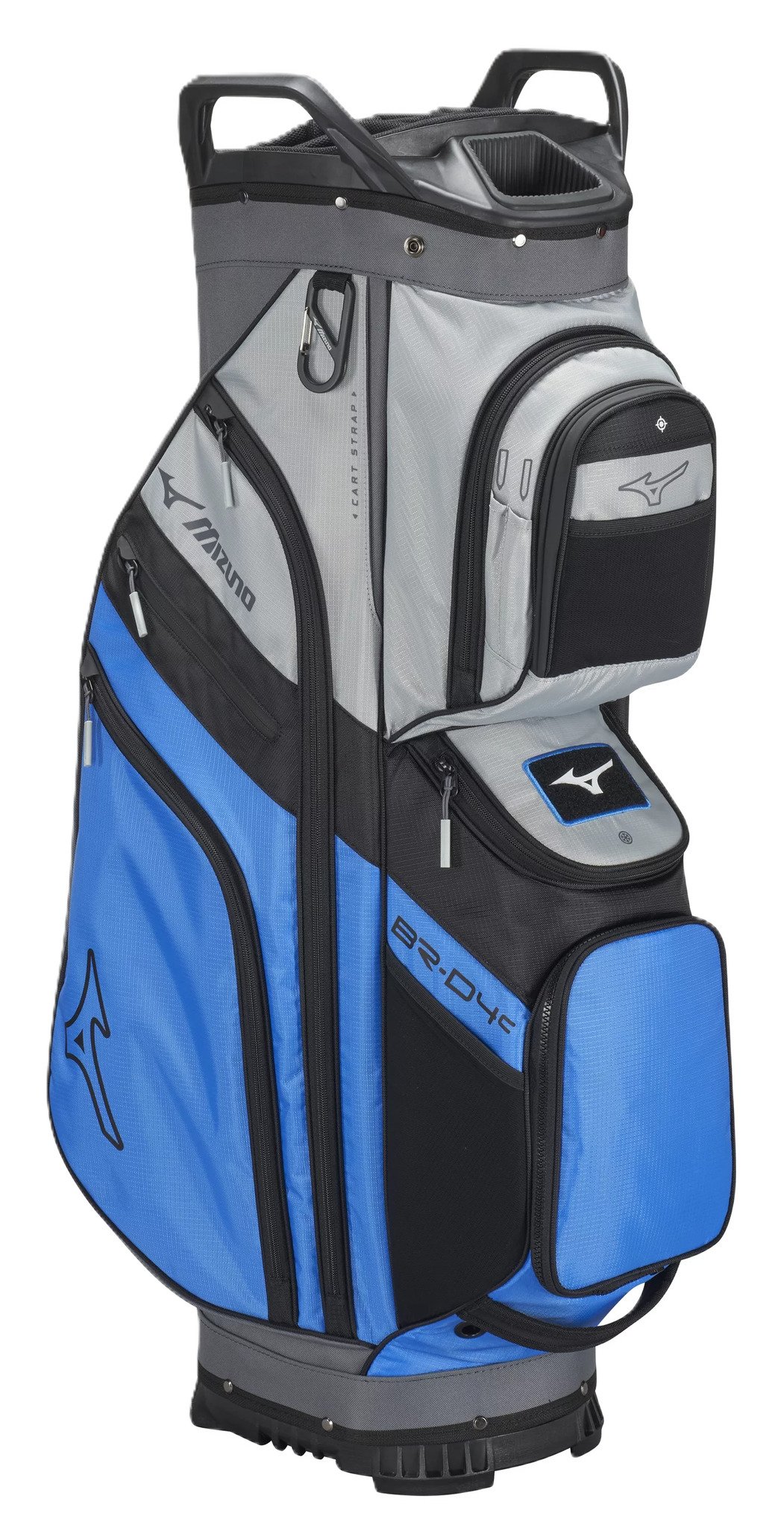 Mizuno 26 BR-D4 cart bag, blu brillante/grigio