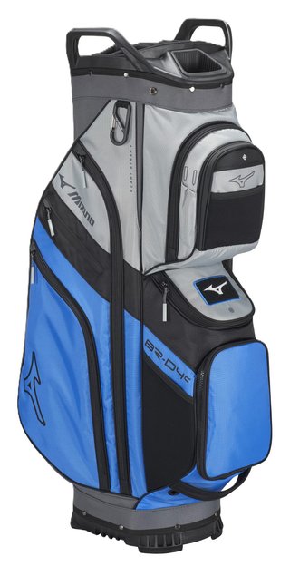 Mizuno 26 BR-D4 cart bag, blu brillante/grigio