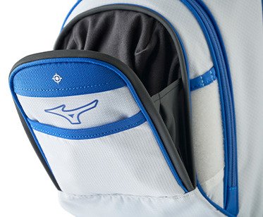 Mizuno 26 BR-D4 cart bag, blu brillante/grigio