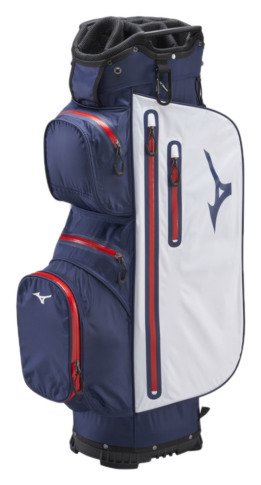 Mizuno BR-DRI cart bag, navy/rosso