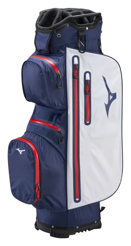 Mizuno BR-DRI cart bag, navy/rosso