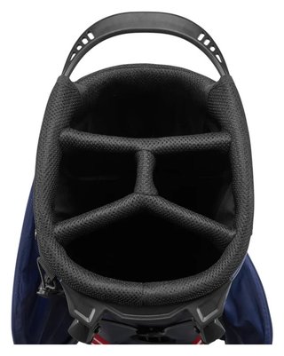 Mizuno BR-DRI stand bag, blu navy/rosso