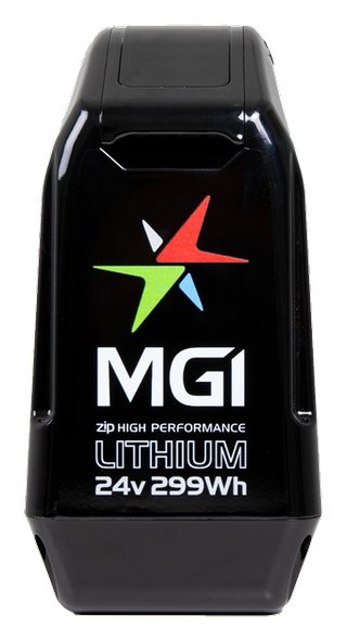 MGI 2024 ZIP 24V 299Wh Lithium Battery (36 holes) accessorio per carrello, nero