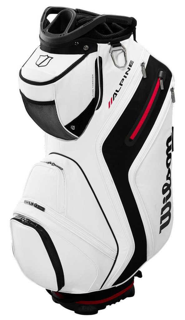 Wilson Alpine cart bag, bianco/nero