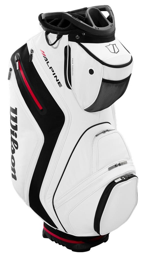 Wilson Alpine cart bag, bianco/nero
