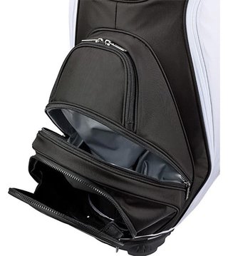 Wilson Alpine cart bag, nero/bianco/arancione